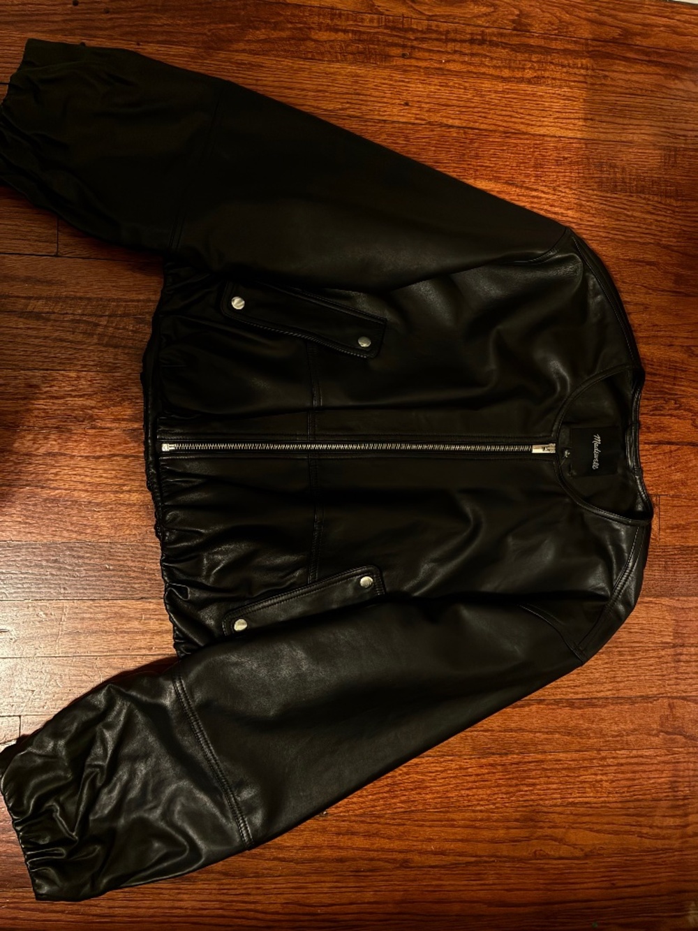 Brand new Madewell leather jacket